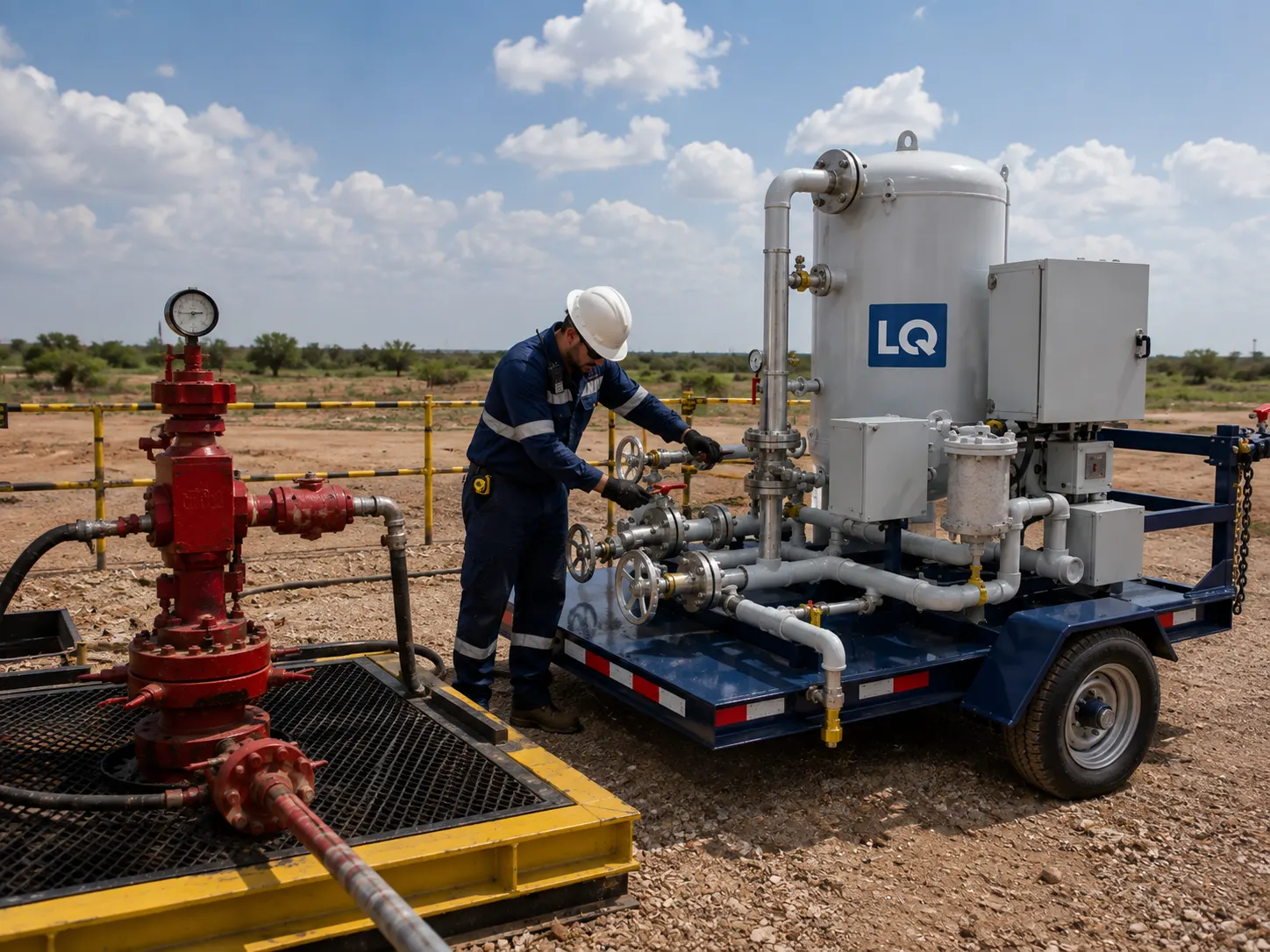 Sistema de muestreo industrial en campo