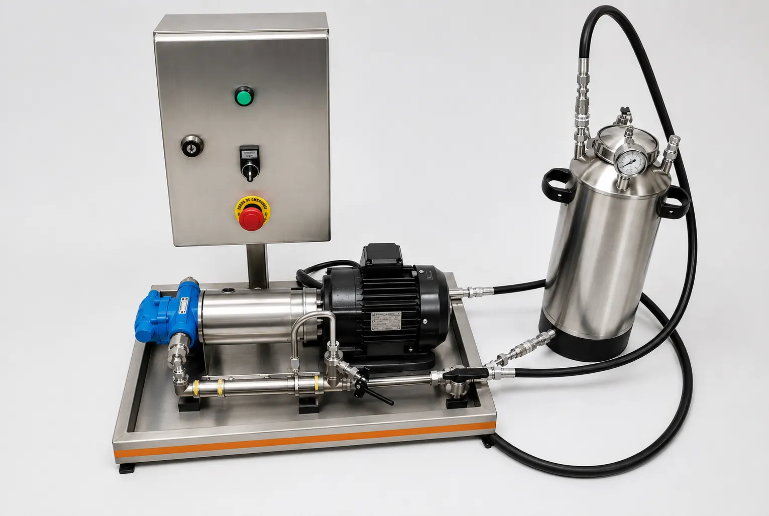 Sistema de mezclado de laboratorio para tanques de muestreo